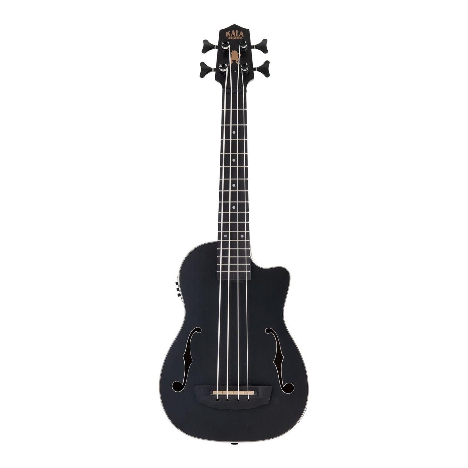 KALA ウクレレ ベース  U-BASS Journeyman Black UBASS-JYMN-BK-FS20_06 ギグバッグ付属【カラ エレキ マホバニー ウクレレ ユーベース】