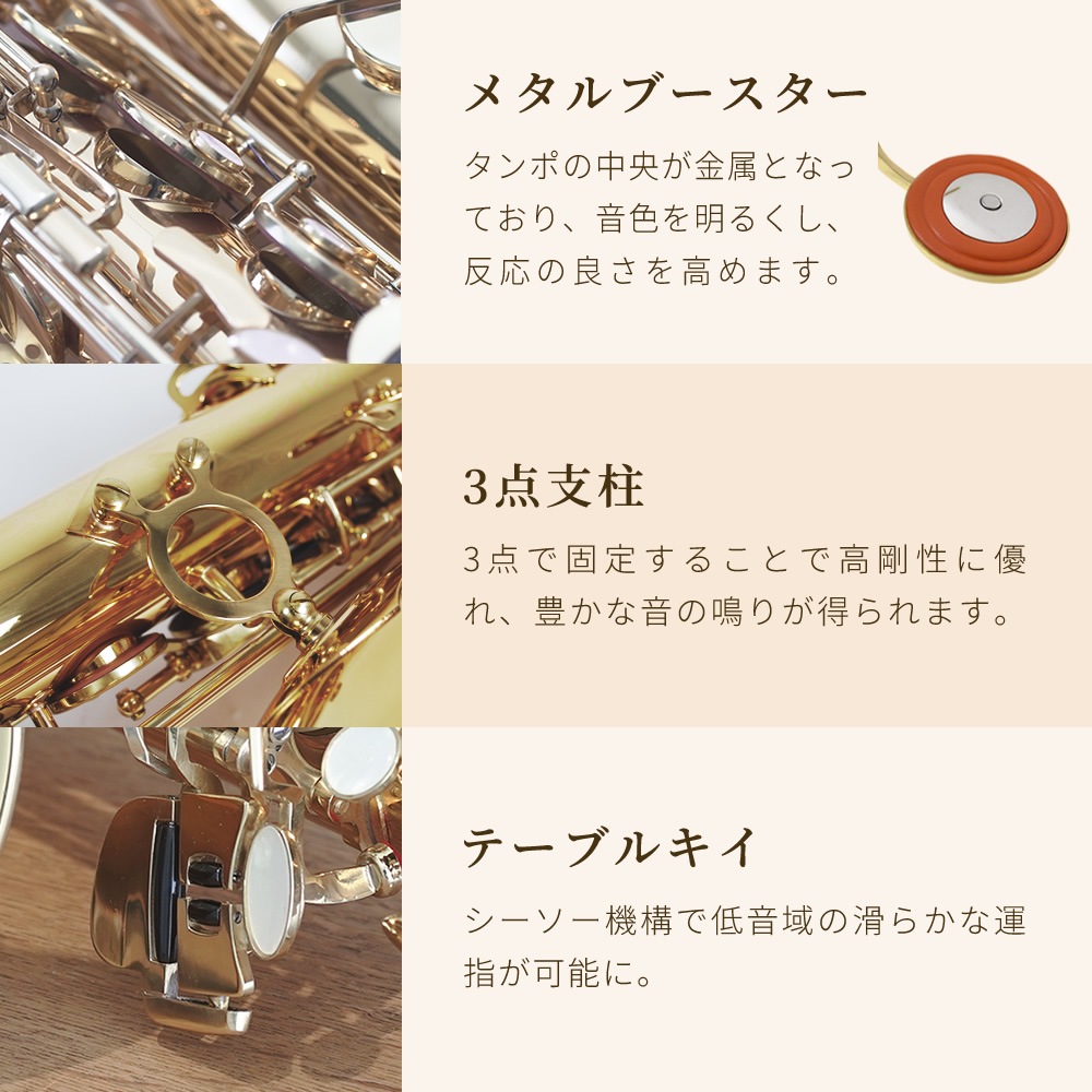 Soleil テナーサックス 初心者 入門セット STN-1【ソレイユ STN1 管楽器】