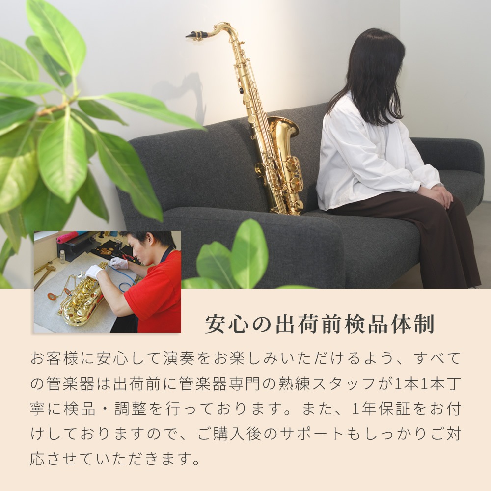Soleil テナーサックス 初心者 入門セット STN-1【ソレイユ STN1 管楽器】