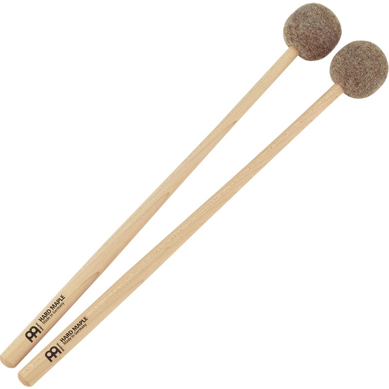 MEINL Percussion パーカッションマレット 2本1組 ビッグフェルトヘッド ミディアムハード MPM1【マイネル パーカッション 打楽器用 PERCUSSION MALLET】