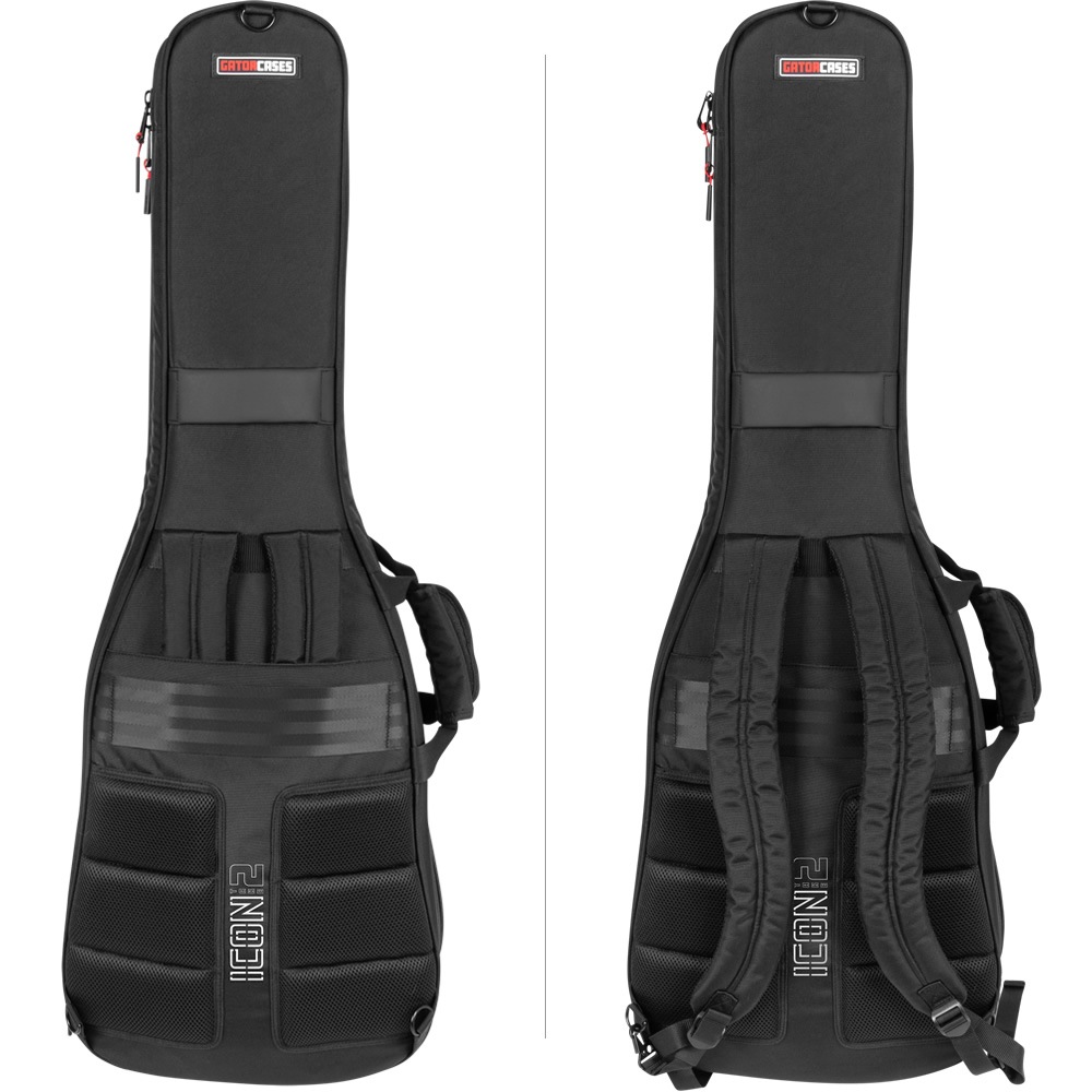 GATOR エレキギター用ギグバッグ 2本収納可能 G-ICON Take Two Series G-ICONTTELEC-BLK 【 ゲーター GIGBAG ギターケース ギターバッグ ブラック 高耐久ナイロン製 】【大型荷物】