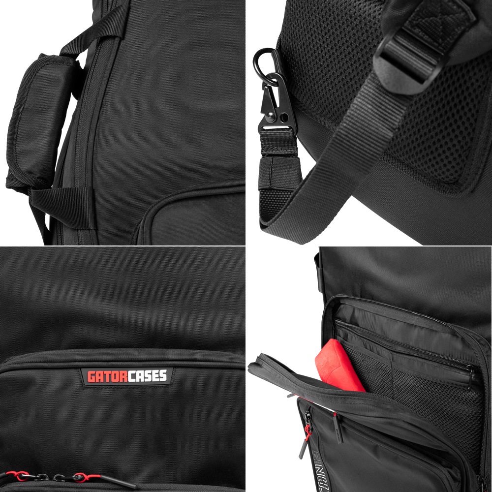 GATOR エレキギター用ギグバッグ 2本収納可能 G-ICON Take Two Series G-ICONTTELEC-BLK 【 ゲーター GIGBAG ギターケース ギターバッグ ブラック 高耐久ナイロン製 】【大型荷物】