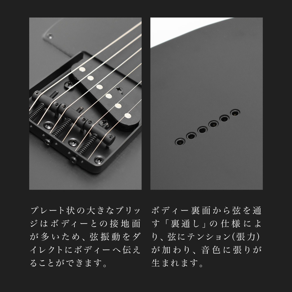 TLタイプ オールブラック エレキギター SELDER TLC-04 単品(ソフトケース・シールド付属) 【 初心者セット セルダー 入門セット TLC04 ギター 黒 ブラック 】