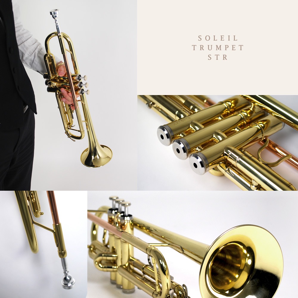 Soleil トランペット STR-1 初心者入門セット【ソレイユ 管楽器 吹奏楽 STR1】