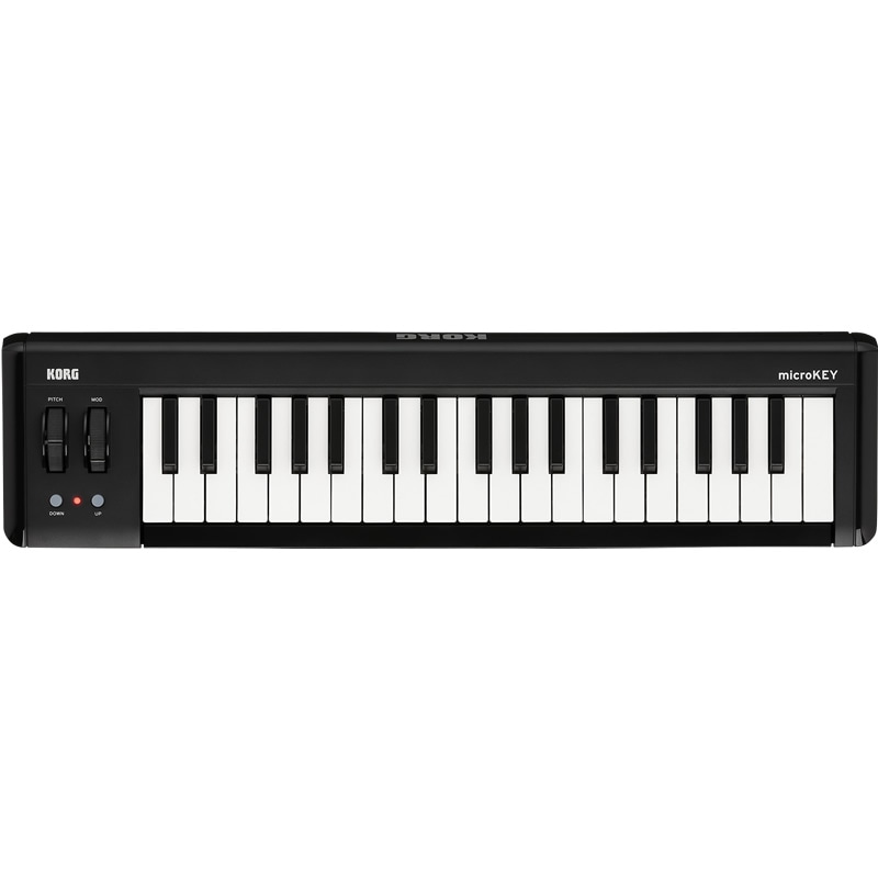 KORG コンパクト MIDIキーボード microKEY2-37 [37鍵モデル]【第二世代 コルグ マイクロキー 音楽制作 DTM USBバスパワー駆動】