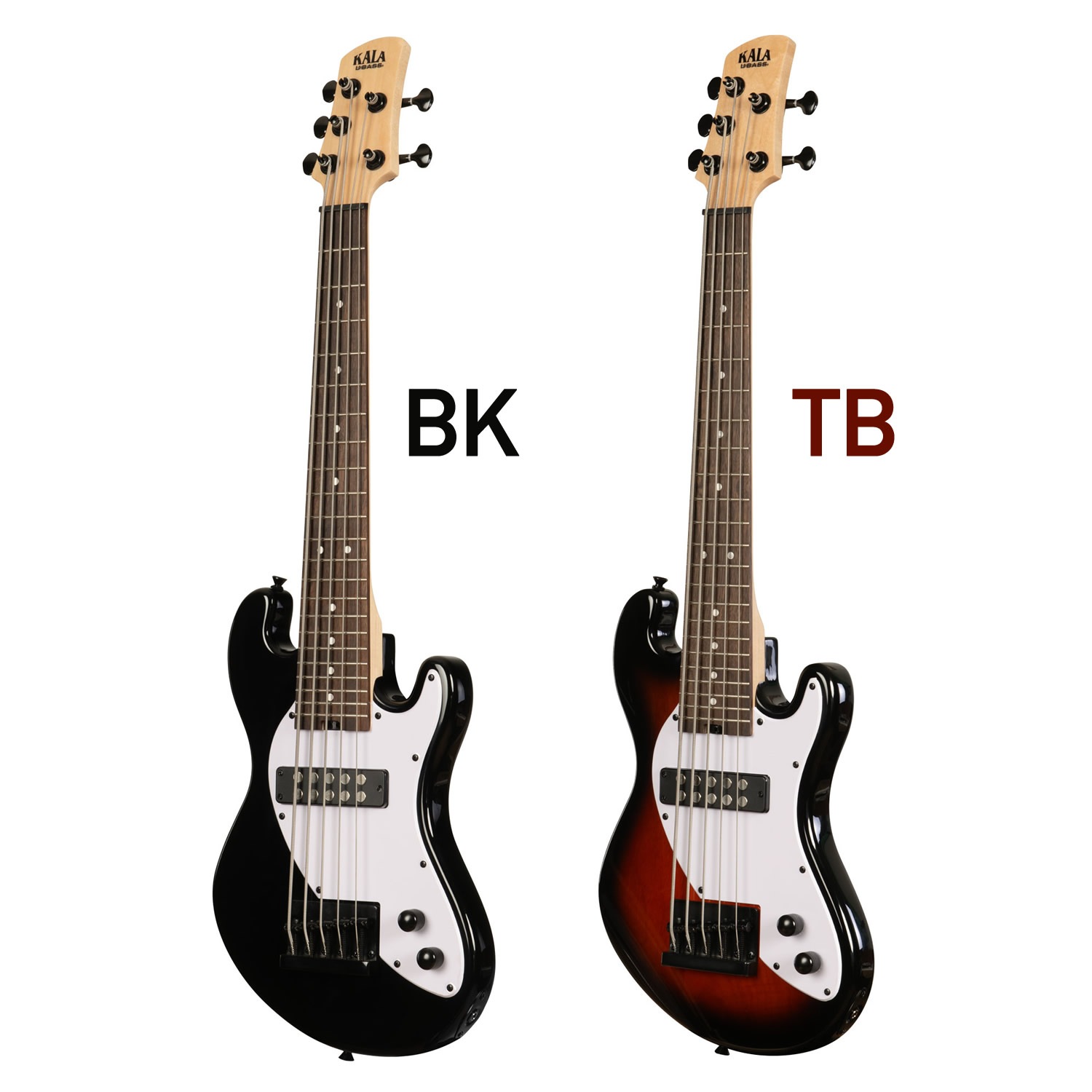 Kala U-BASS ホワイト ギグバッグ付き KALA UBASS-QA-FS Quilted Ash U・BASS エレキウクレレベース