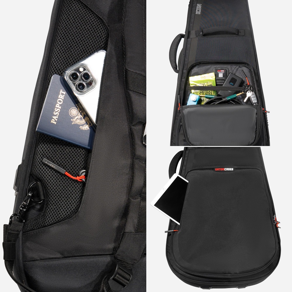 GATOR エレキギター用ギグバッグ G-ICON Series G-ICONELECTRIC (レインカバー付属) 【 ゲーター GIGBAG ギターケース ギターバッグ 全5カラー 】【大型荷物】
