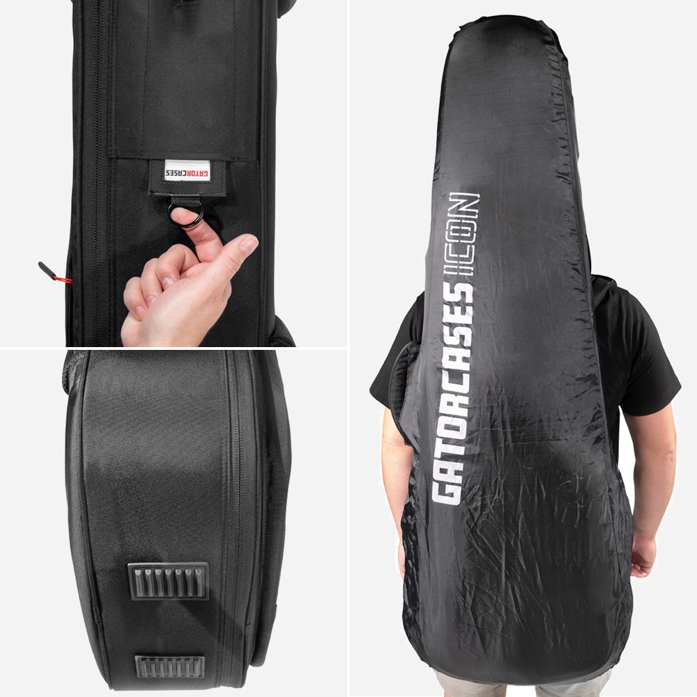 GATOR エレキギター用ギグバッグ G-ICON Series G-ICONELECTRIC (レインカバー付属) 【 ゲーター GIGBAG ギターケース ギターバッグ 全5カラー 】【大型荷物】