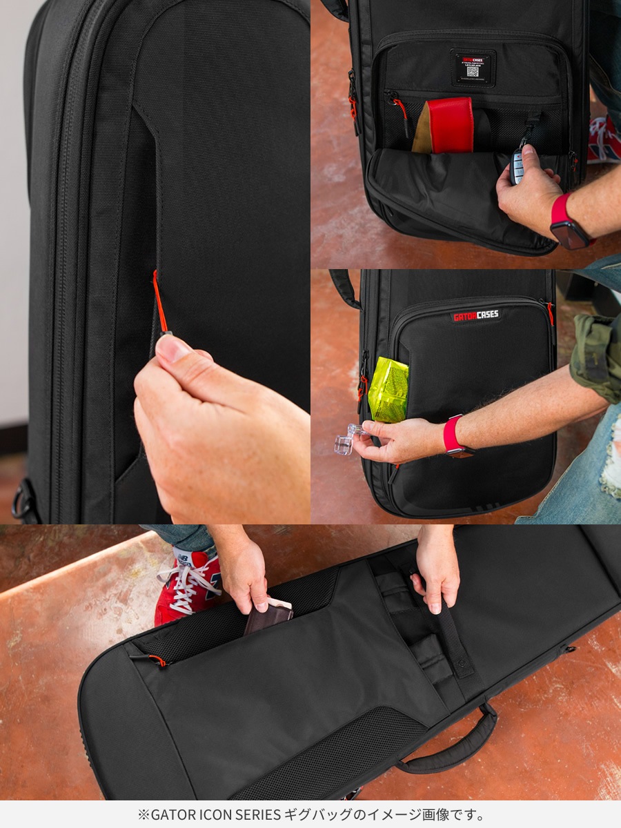 GATOR エレキギター用ギグバッグ G-ICON Series G-ICONELECTRIC (レインカバー付属) 【 ゲーター GIGBAG ギターケース ギターバッグ 全5カラー 】【大型荷物】