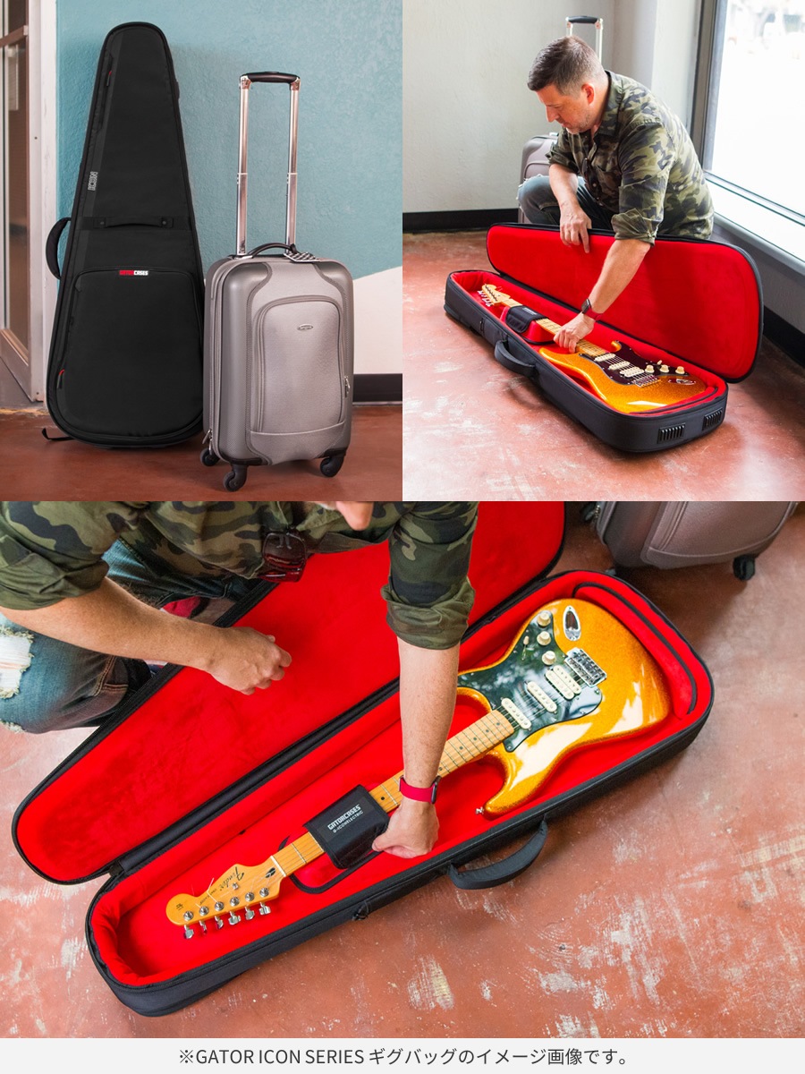 GATOR エレキギター用ギグバッグ G-ICON Series G-ICONELECTRIC (レインカバー付属) 【 ゲーター GIGBAG ギターケース ギターバッグ 全5カラー 】【大型荷物】