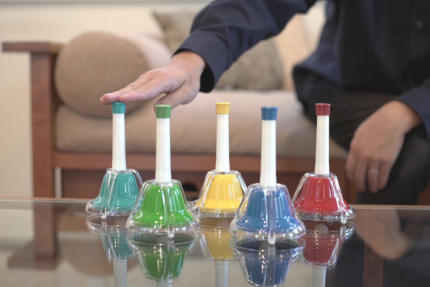 ハンドベル / ミュージックベル MB-20K ハンドベルフルセット【MB20K BCC-60 BCC60 MU BK/WH】【動画あり】