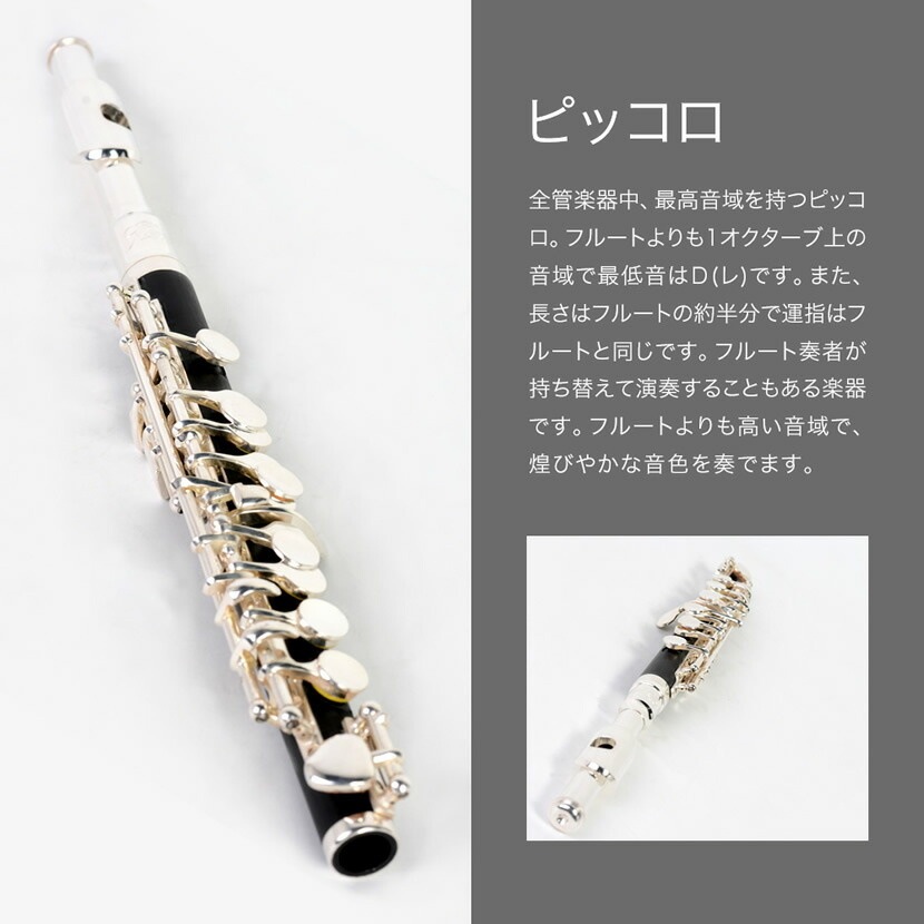 Soleil ピッコロ SPC-1（単品）【ソレイユ SPC1 管楽器】