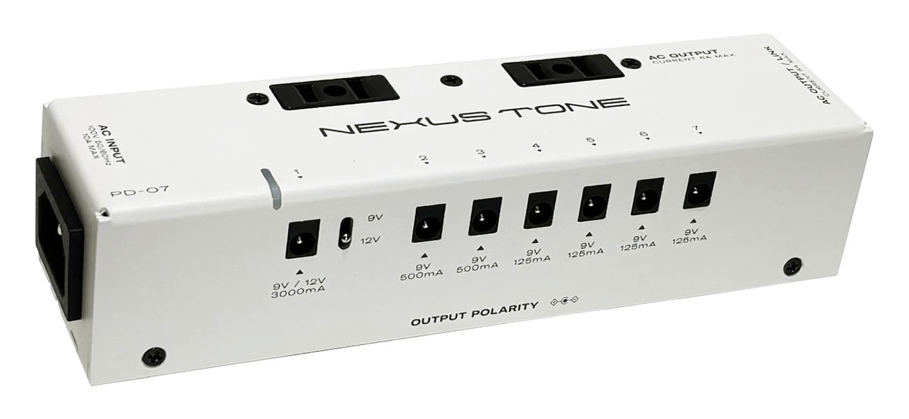 NEXUS TONE パワーサプライ PD-07【 ネクサス トーン 大容量プロセッサー対応 ハイカレント出力 フルアイソレート設計 エフェクター マルチ 】