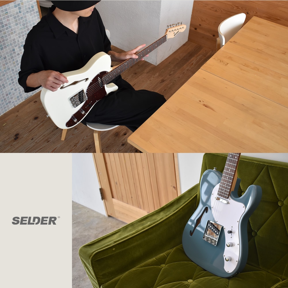 テレキャスターシンラインタイプ エレキギター SELDER TLT-20 ソフト