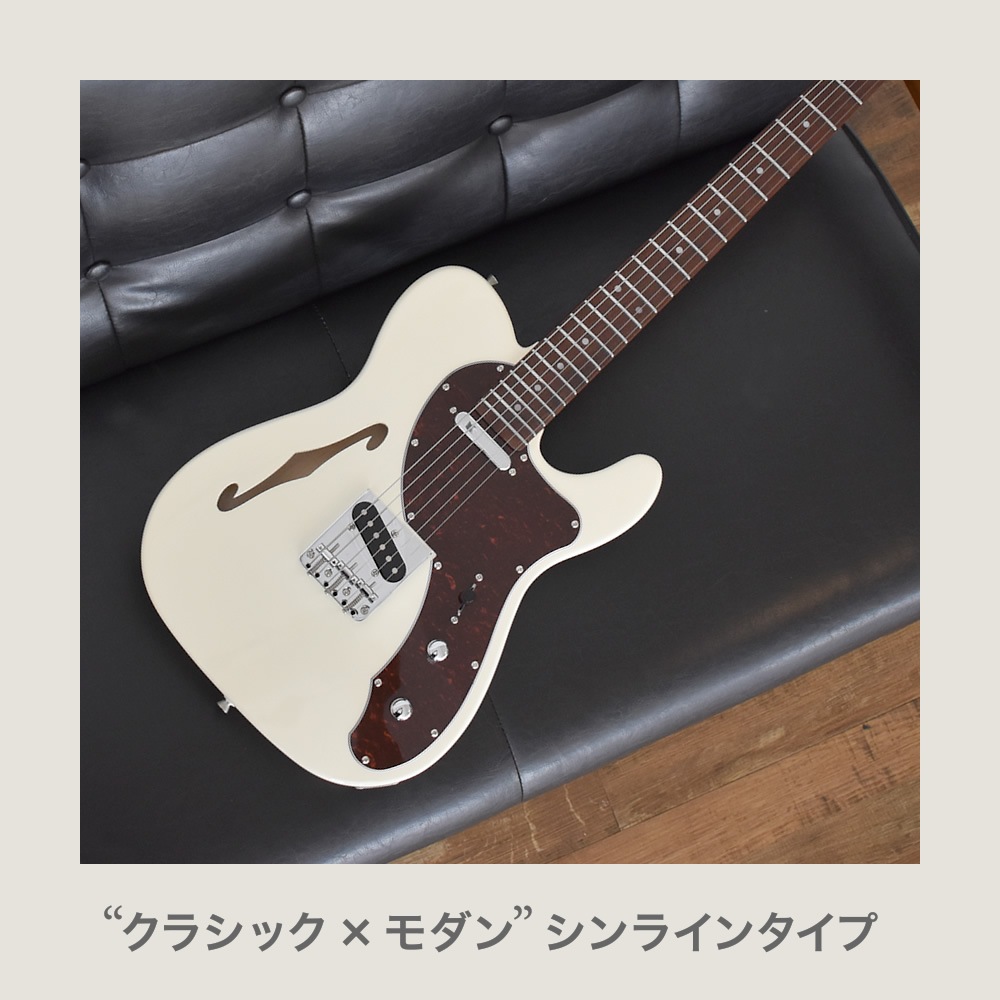 TLシンラインタイプ エレキギター SELDER TLT-20 ソフトケース・シールド付属 【 セルダー シンライン タイプ TLT20 Thinline type 】