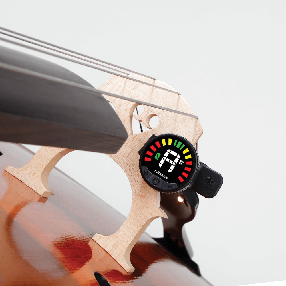 D'Addario Nexxus 360 リチャージャブル・ヘッドストック・チューナー チェロ・コントラバス用 PW-CT-29 【 ダダリオ ネクサス PWCT29 USB充電 LEDディスプレイ 360度回転 クリップ式 オートパワーオフ 】【ゆうパケット対応】＊