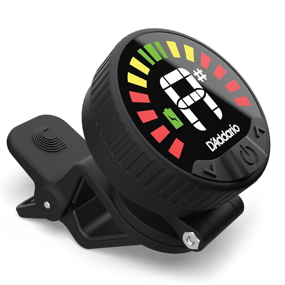 D'Addario Nexxus 360 リチャージャブル・ヘッドストック・チューナー チェロ・コントラバス用 PW-CT-29 【 ダダリオ ネクサス PWCT29 USB充電 LEDディスプレイ 360度回転 クリップ式 オートパワーオフ 】【ゆうパケット対応】＊