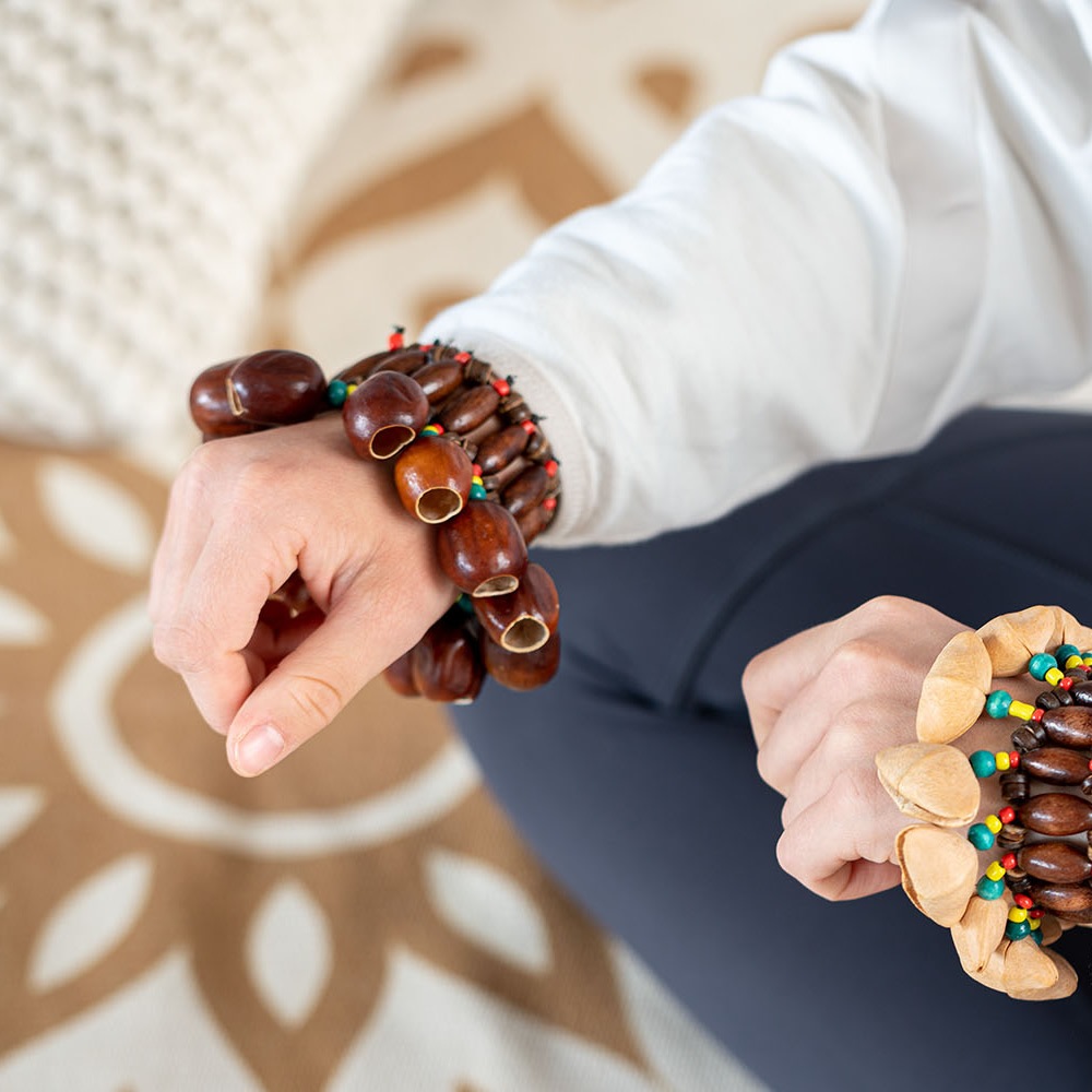 	 MEINL Sonic Energy ブレスレット・シェイカー パラ SPB 【 マイネル ソニックエナジー PALA BRACELET SHAKER ナツメグ ヨガ ヒーリング 瞑想 サウンドバス 】