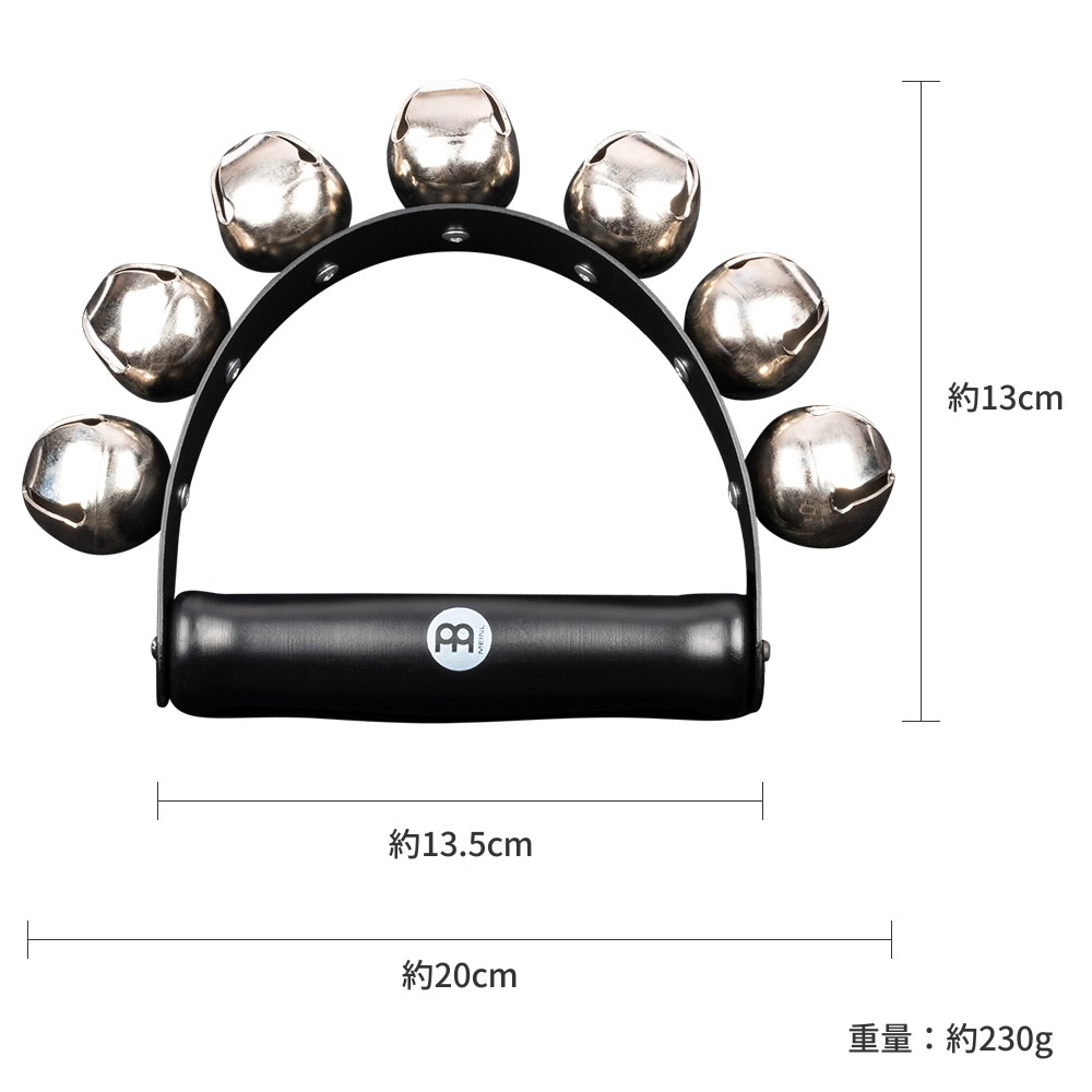 MEINL Percussion スレイベル SLB7 / 7bells【マイネル パーカッション SLEIGH BELL ジングルベル クリスマスベル 鈴 クリスマス会 クリスマスソング 吹奏楽 ブラスバンド】