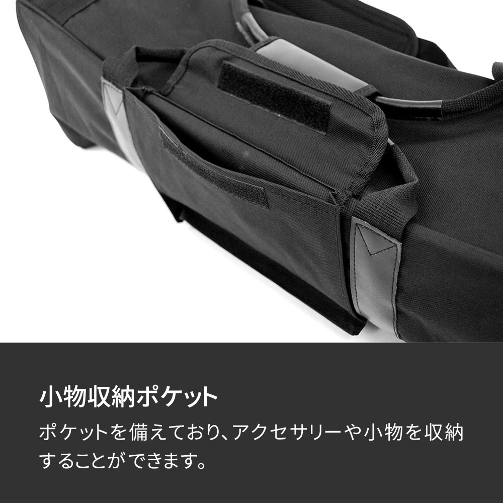 ショートサイズ用マイクスタンドバッグ MSB-45【4本収納可能 仕切り 肩掛けストラップ マイクスタンドケース MSBH45 】