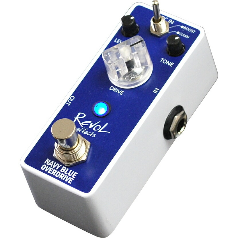 RevoL effects NAVY BLUE OVERDRIVE (ネイビーブルーオーバードライブ) EOD-01【レヴォル レボル エフェクツ エフェクター EOD01】