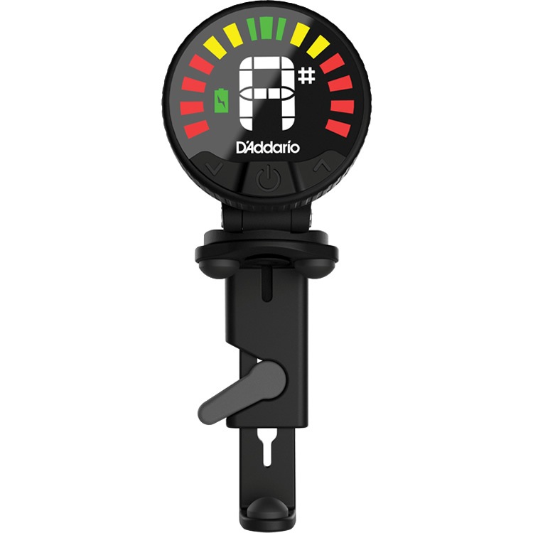 D'Addario Nexxus 360 リチャージャブル・ヘッドストック・チューナー ビオラ用 PW-CT-31 【 ダダリオ ネクサス PWCT31 USB充電 LEDディスプレイ 360度回転 クリップ式 オートパワーオフ ヴィオラ用 】＊