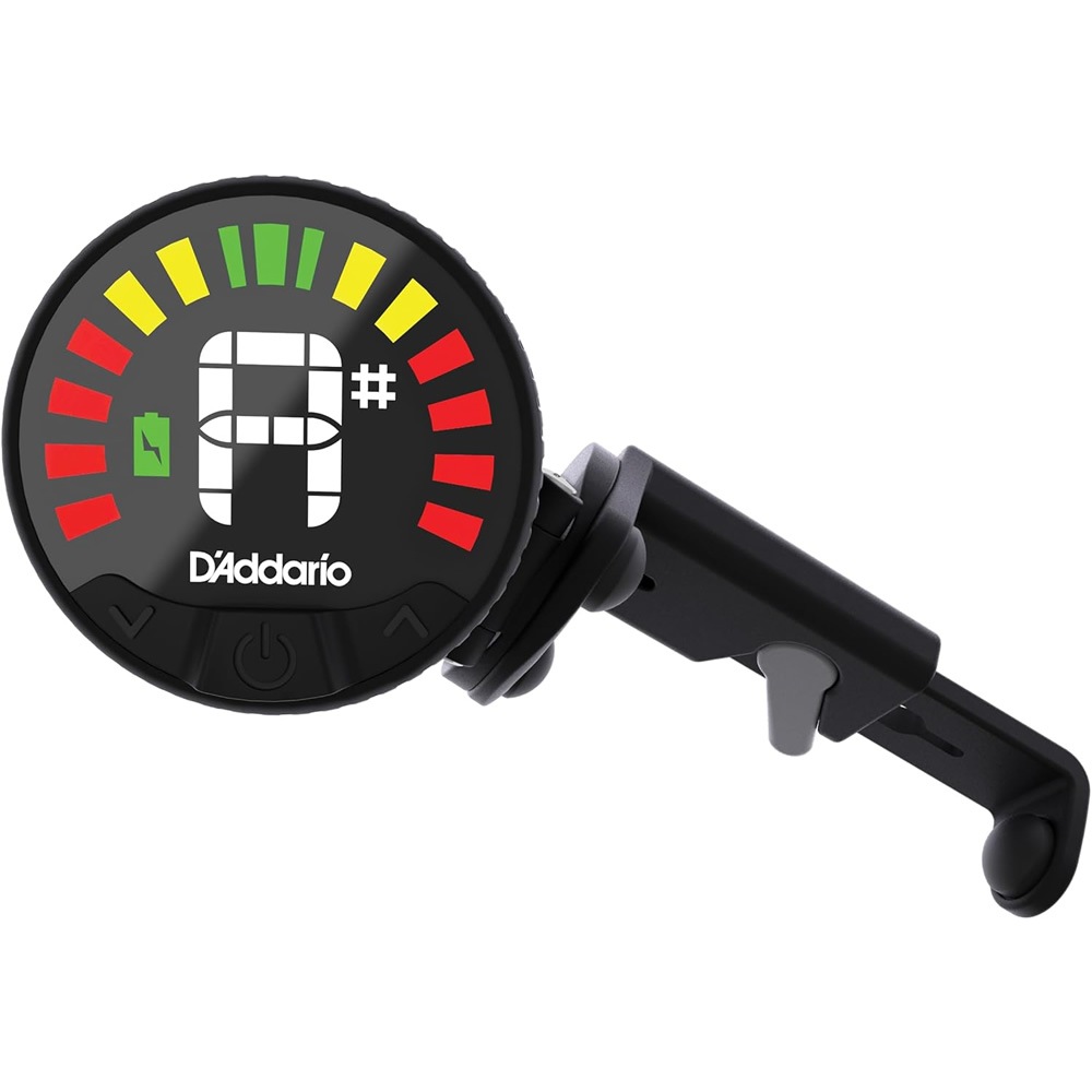 D'Addario Nexxus 360 リチャージャブル・ヘッドストック・チューナー ビオラ用 PW-CT-31 【 ダダリオ ネクサス PWCT31 USB充電 LEDディスプレイ 360度回転 クリップ式 オートパワーオフ ヴィオラ用 】＊