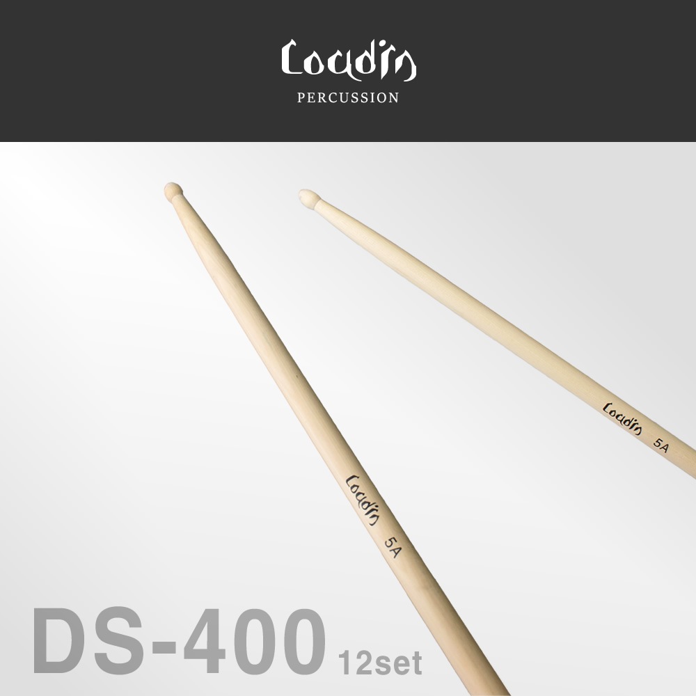 LOUDIN ドラムスティック DS-400 【 おまとめ12セット（24本入り