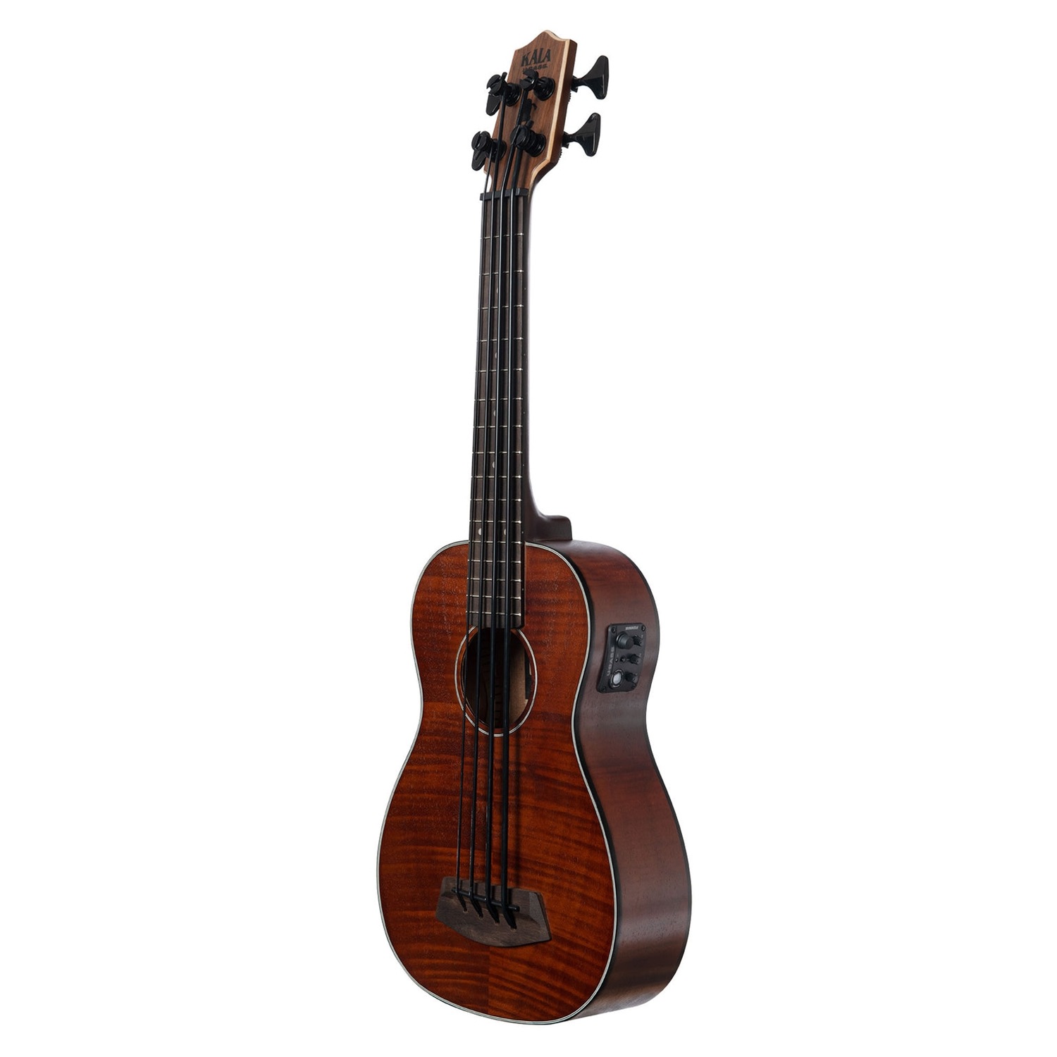 KALA 左利き用 ウクレレ ベース EXOTIC MAHOGANY LEFT-HANDED U-BASS