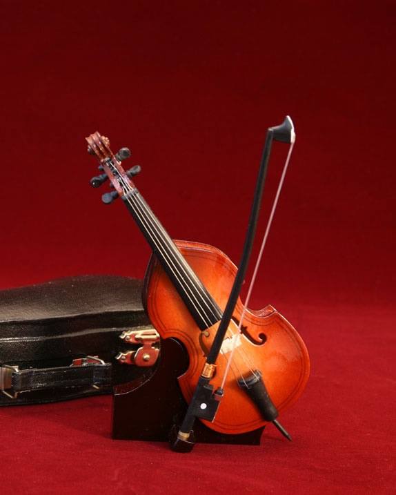 SUNRISE SOUND HOUSE ミニチュア楽器 コントラバス 14cm