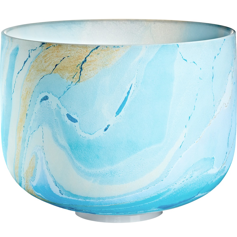 MEINL Sonic Energy マーブル・クリスタル・シンギングボウル 10インチ スロートチャクラ MCSB10G【マイネル ソニックエナジー MARBLE CRYSTAL SINGING BOWL ヨガ ヒーリング 瞑想 サウンドバス ウェルネス メンタルヘルス 音浴 癒し】