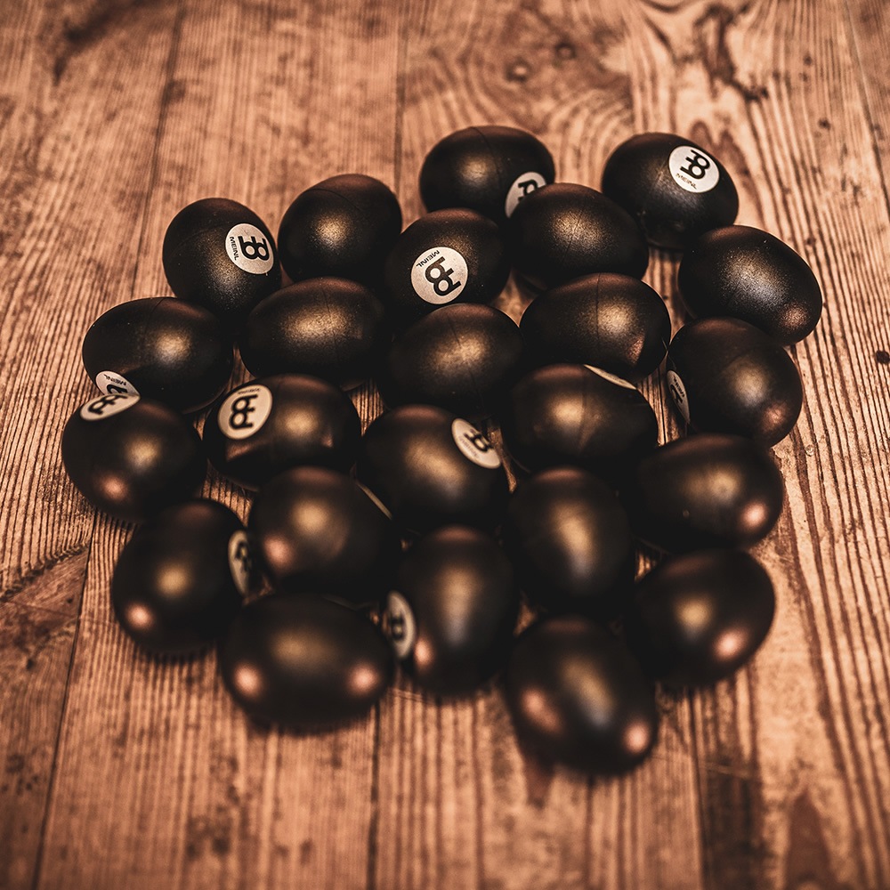 MEINL Percussion プラスチック・エッグシェイカー セット(ブラック 24個入り) ES-SET24-BK 【マイネル パーカッション エッグマラカス ESSET24BK】