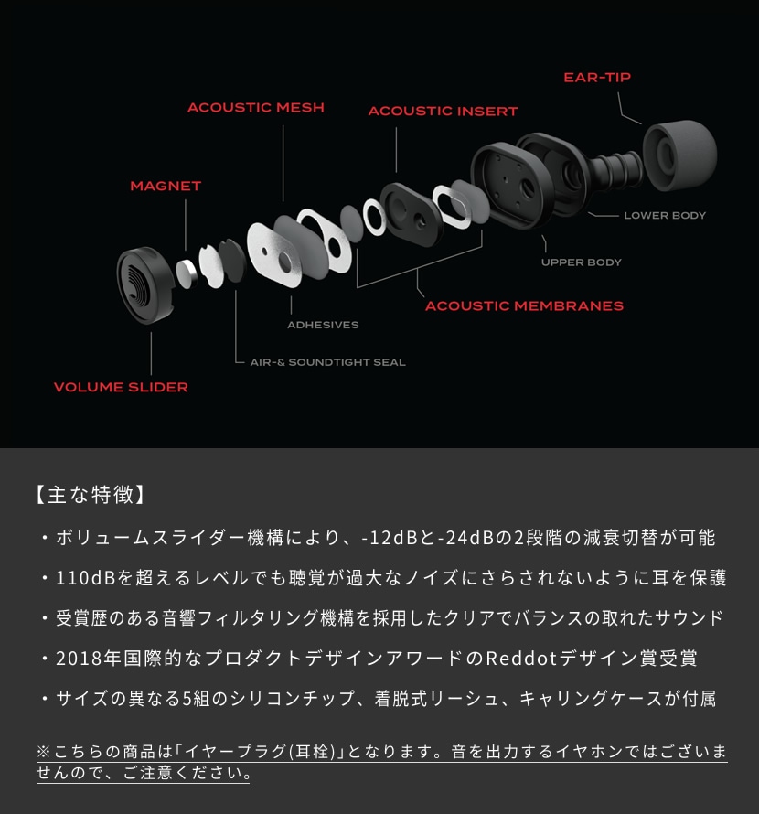 【特価商品】[ダダリオ] イヤープラグ 耳栓 dBud Hearing Prot 31DXqFLt3PL.jpg
