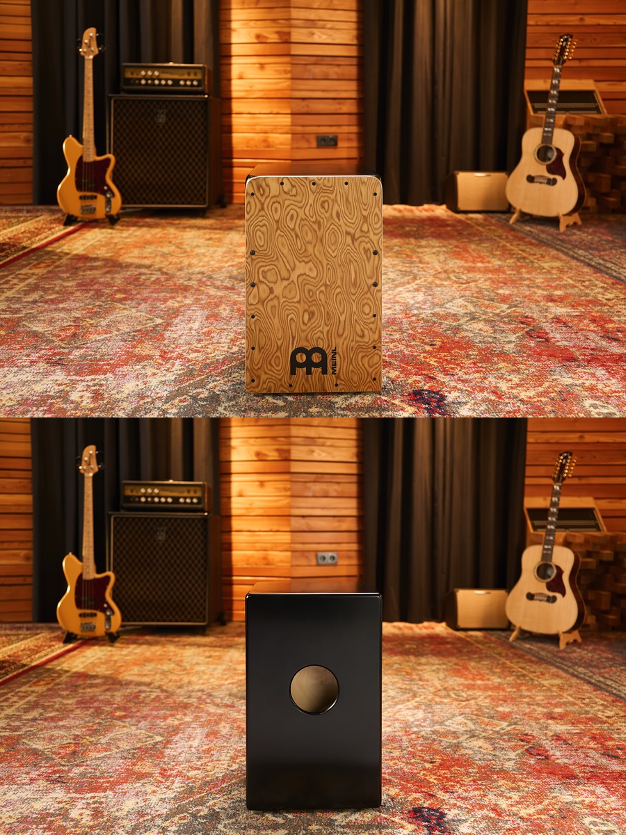 MEINL Percussion カホン ピエゾピックアップ搭載 Woodcraft Professional Cajon PWCP100MB【マイネル パーカッション ウッドクラフト】