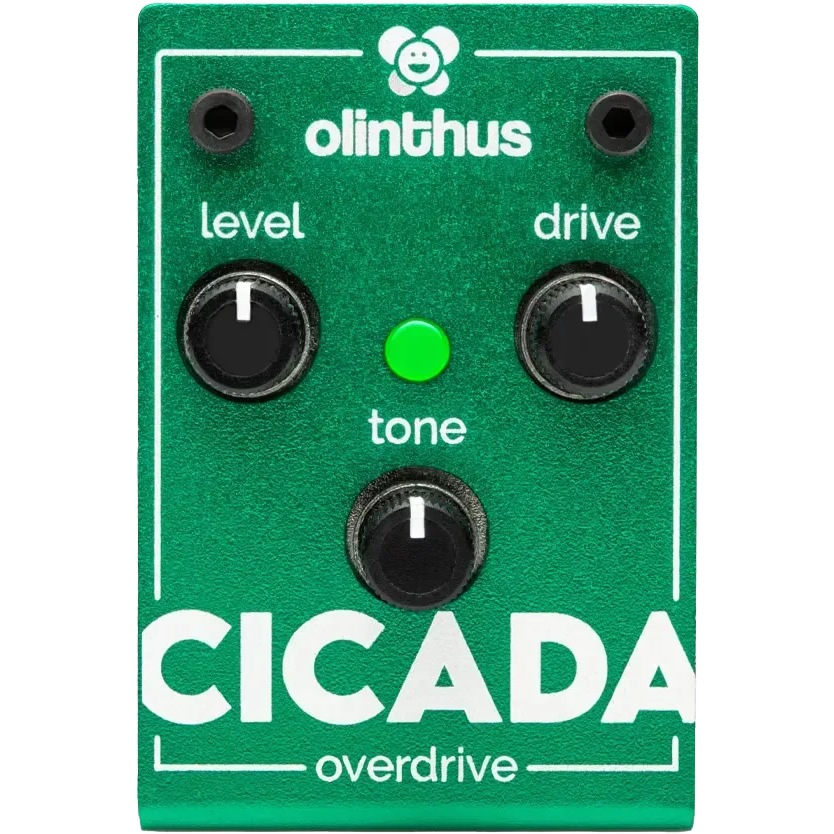 【ピック10枚セット付き！ 】CICADA (シカダ) オーバードライブ 【 olinthus オリンサス シケーダ シケイダ TS系 歪み 世界最小 ペダル エフェクター 】