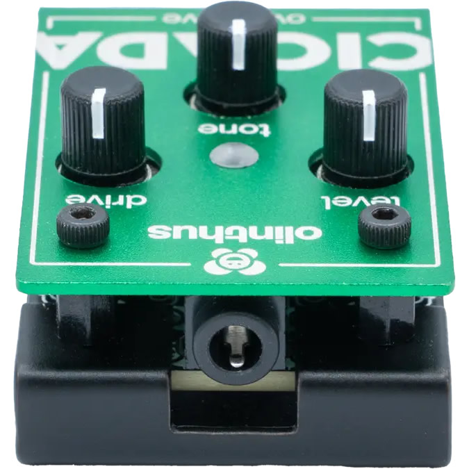 【ピック10枚セット付き！ 】CICADA (シカダ) オーバードライブ 【 olinthus オリンサス シケーダ シケイダ TS系 歪み 世界最小 ペダル エフェクター 】