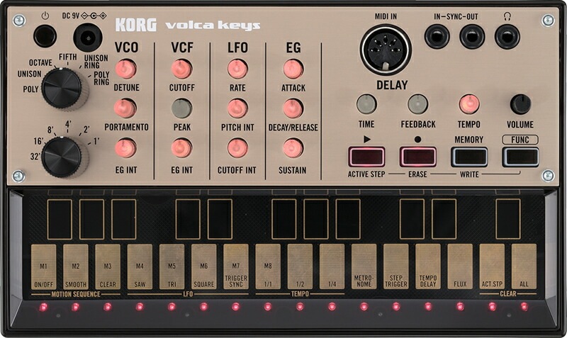 KORG アナログ・ループ・シンセ volca keys 【コルグ ヴォルカキーズ 