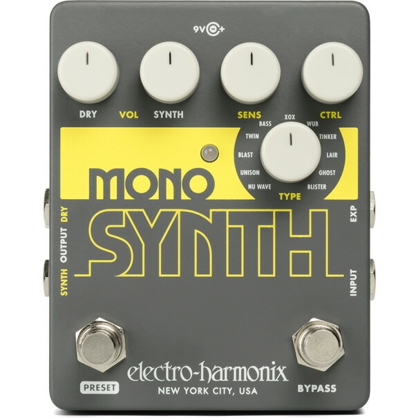 【美品】JEELEY エフェクター SYNTH-1 ギターシンセ keeley Synth-1 Reverse Attack Fuzz Wave Generator（キーリー