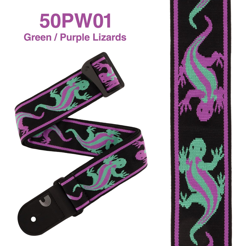 D'Addario ギター・ベースストラップ Vingate Strap Collection 50PW01 / 50PW02 / 50PW03 / 50PW04 【 ダダリオ プラネットウェイブス Planet Waves 】【ゆうパケット対応】＊