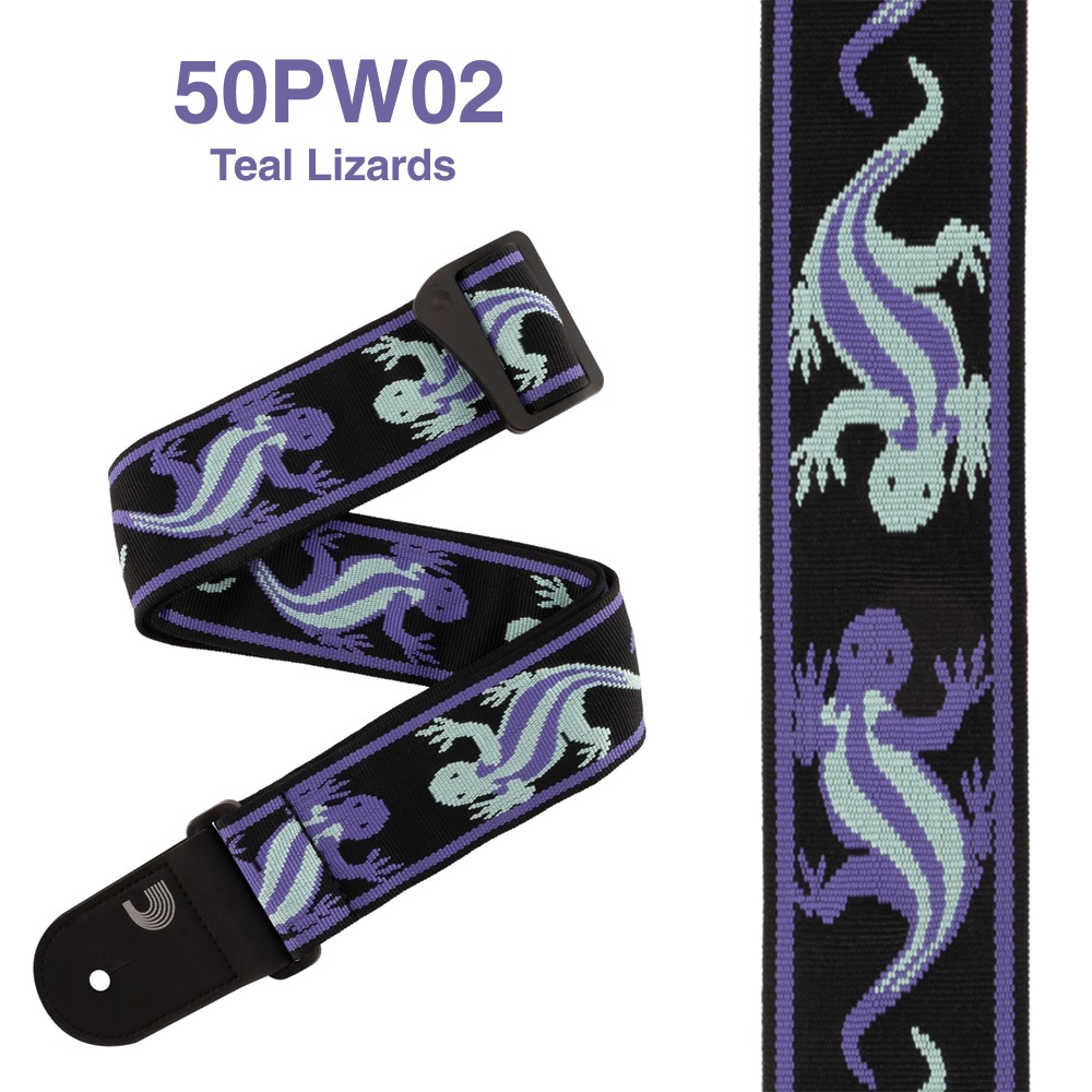 D'Addario ギター・ベースストラップ Vingate Strap Collection 50PW01 / 50PW02 / 50PW03 / 50PW04 【 ダダリオ プラネットウェイブス Planet Waves 】【ゆうパケット対応】＊