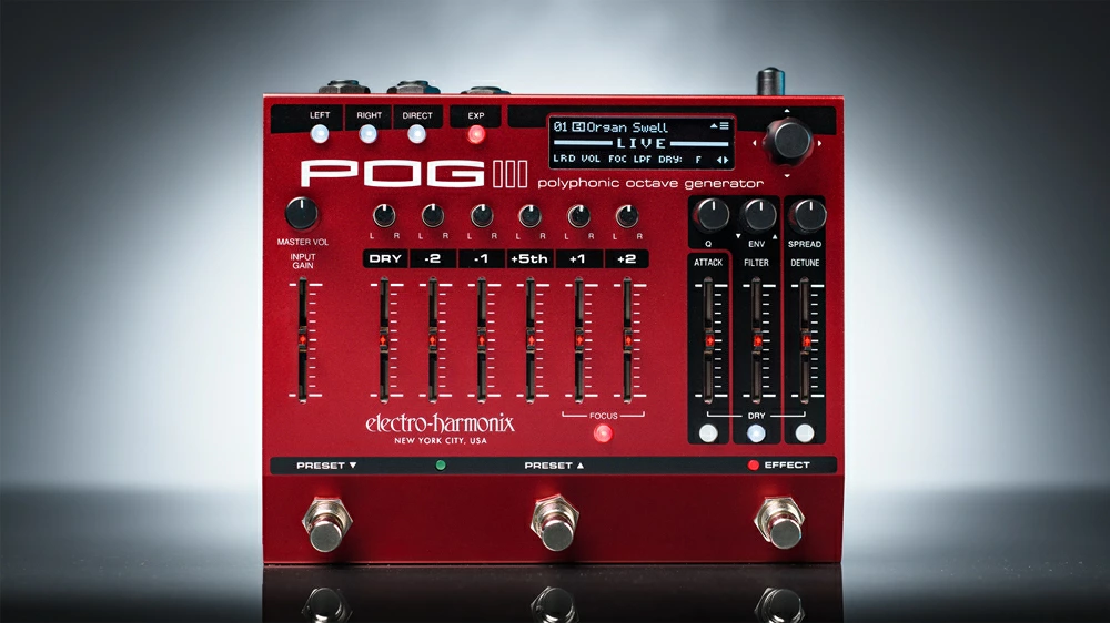 【ピック10枚セット付き！ 】POG3 (ポグ3/ポグスリー) ポリフォニック・オクターバー 【 Electro-Harmonix/EHX/エレクトロ・ハーモニクス/エレハモ 】【 エフェクター 】