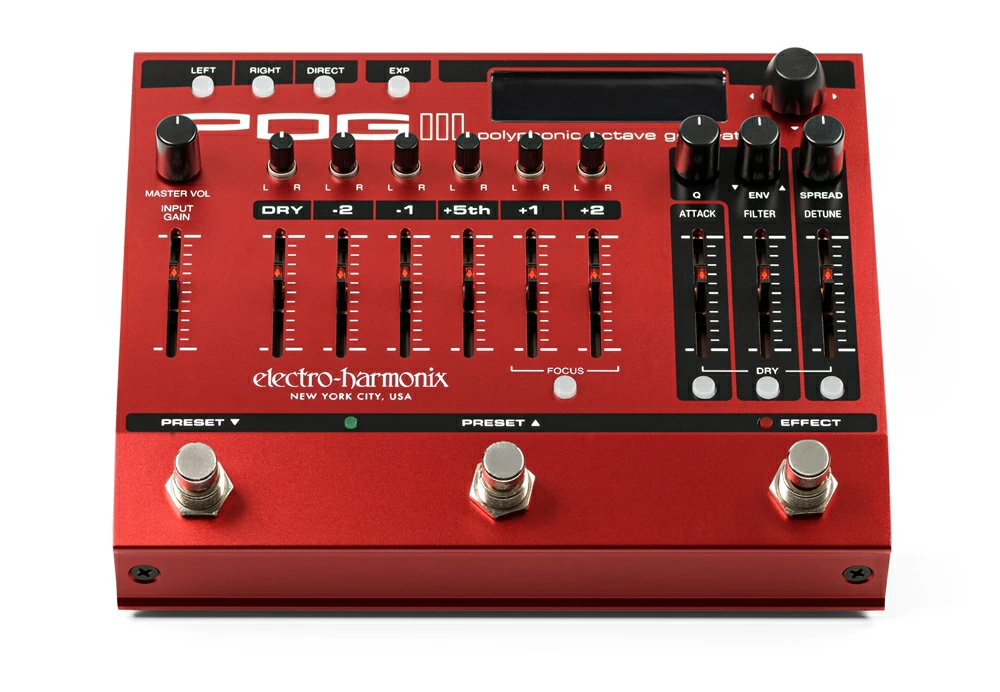 【ピック10枚セット付き！ 】POG3 (ポグ3/ポグスリー) ポリフォニック・オクターバー 【 Electro-Harmonix/EHX/エレクトロ・ハーモニクス/エレハモ 】【 エフェクター 】