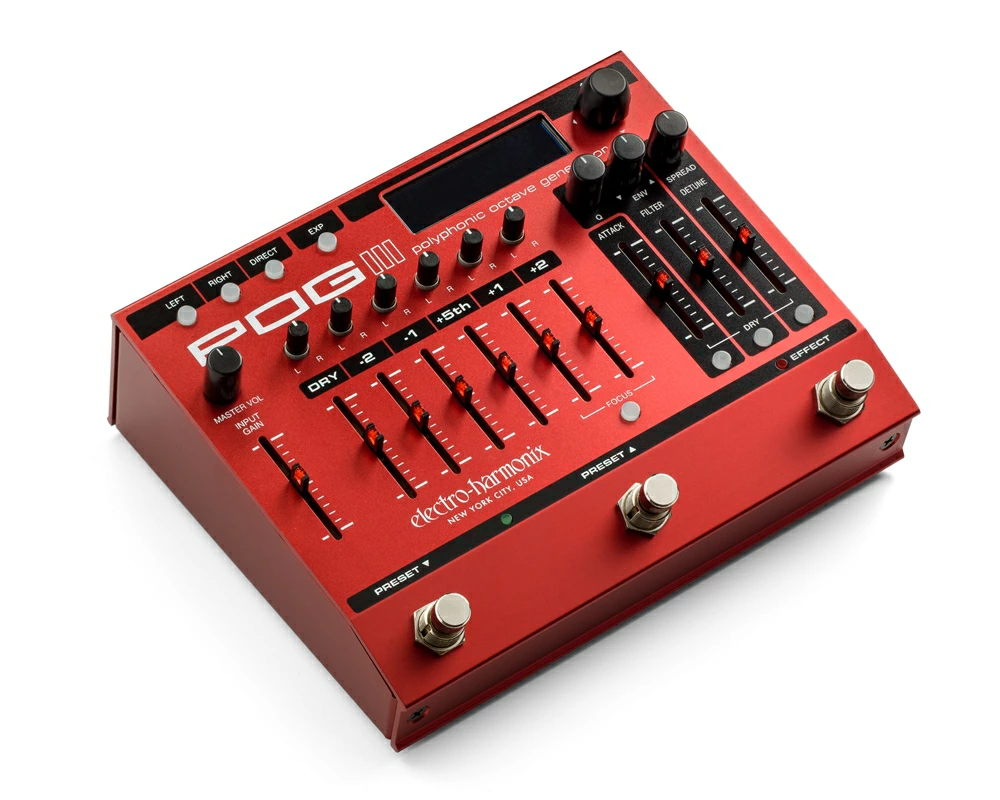 【ピック10枚セット付き！ 】POG3 (ポグ3/ポグスリー) ポリフォニック・オクターバー 【 Electro-Harmonix/EHX/エレクトロ・ハーモニクス/エレハモ 】【 エフェクター 】