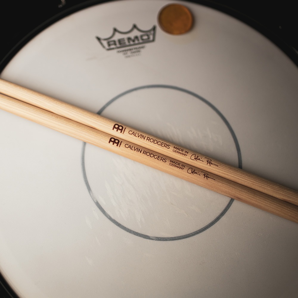MEINL Stick & Brush ドラムスティック CALVIN RODGERS SIGNATURE アメリカンヒッコリー SB601【マイネル Roundチップ カルバン・ロジャース シグネチャー】