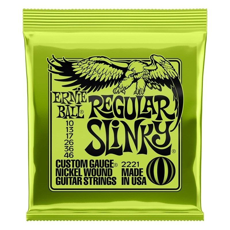 ERNIE BALL エレキギター弦 #2221 ニッケルワウンド Regular