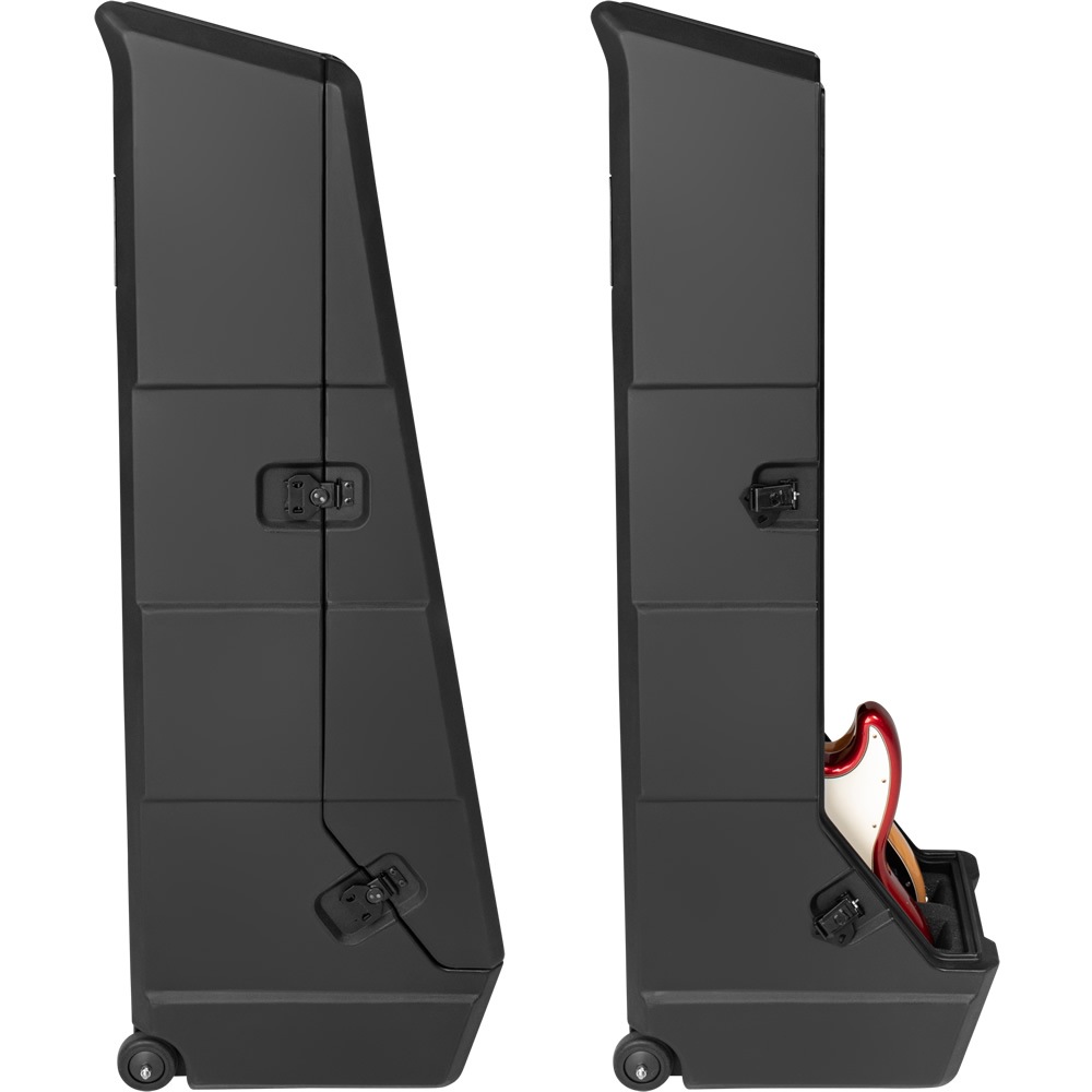 GATOR エレキベース用ハードケース 2本収納 ハンドル&ホイール付き Mini Vault Series GTR-MINIVAULT-B2 【 ゲーター ロト成形 ギタースタンド ステージラック キャスター付き 】【大型荷物】