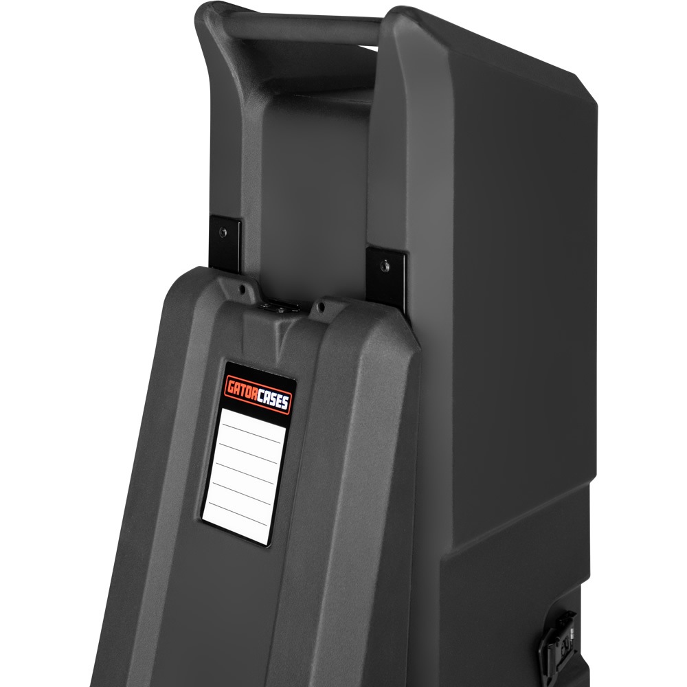 GATOR エレキベース用ハードケース 2本収納 ハンドル&ホイール付き Mini Vault Series GTR-MINIVAULT-B2 【 ゲーター ロト成形 ギタースタンド ステージラック キャスター付き 】【大型荷物】