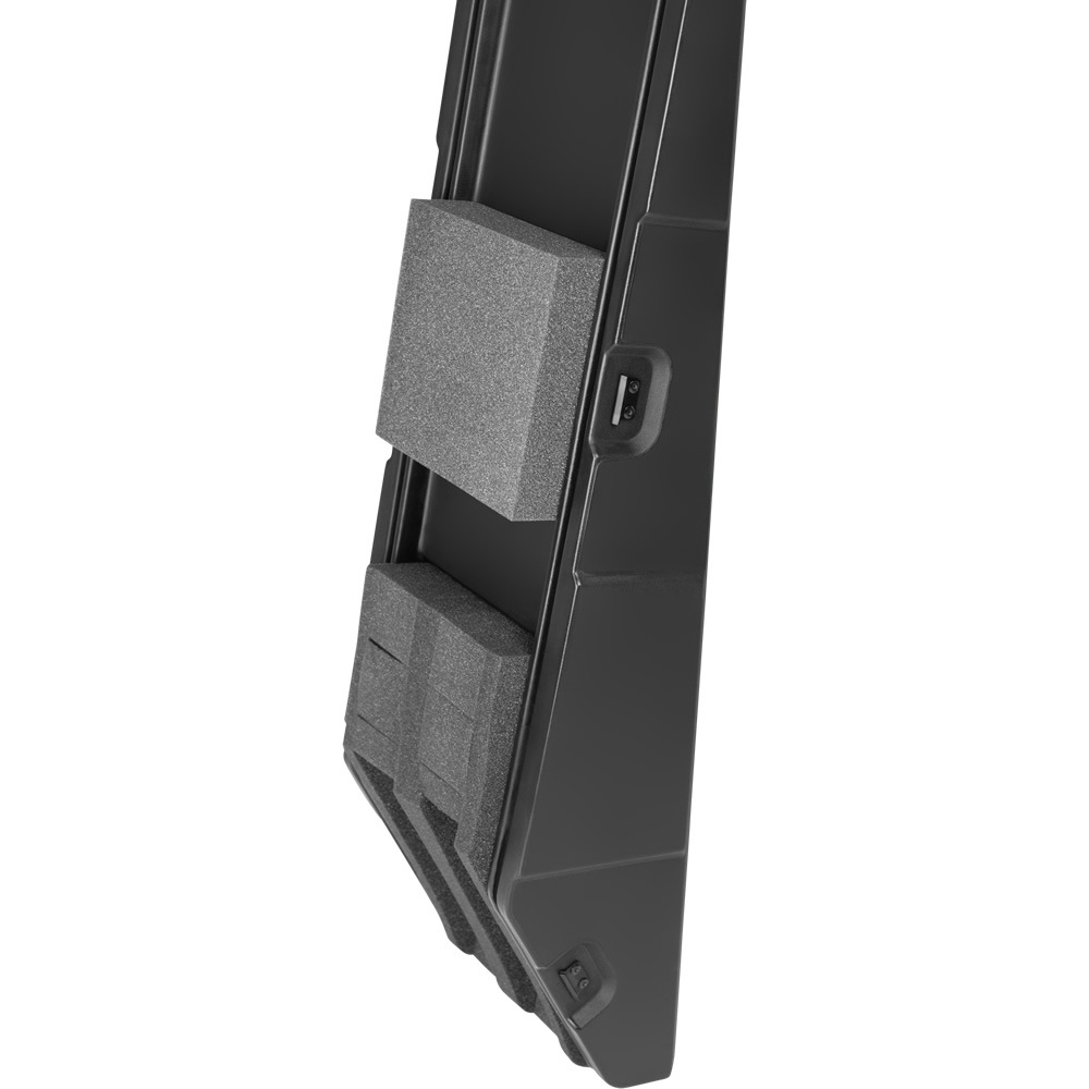 GATOR エレキベース用ハードケース 2本収納 ハンドル&ホイール付き Mini Vault Series GTR-MINIVAULT-B2 【 ゲーター ロト成形 ギタースタンド ステージラック キャスター付き 】【大型荷物】