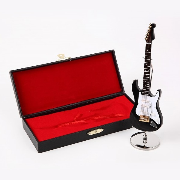 SUNRISE SOUND HOUSE ミニチュア楽器 エレキギター GE34 15cm BK