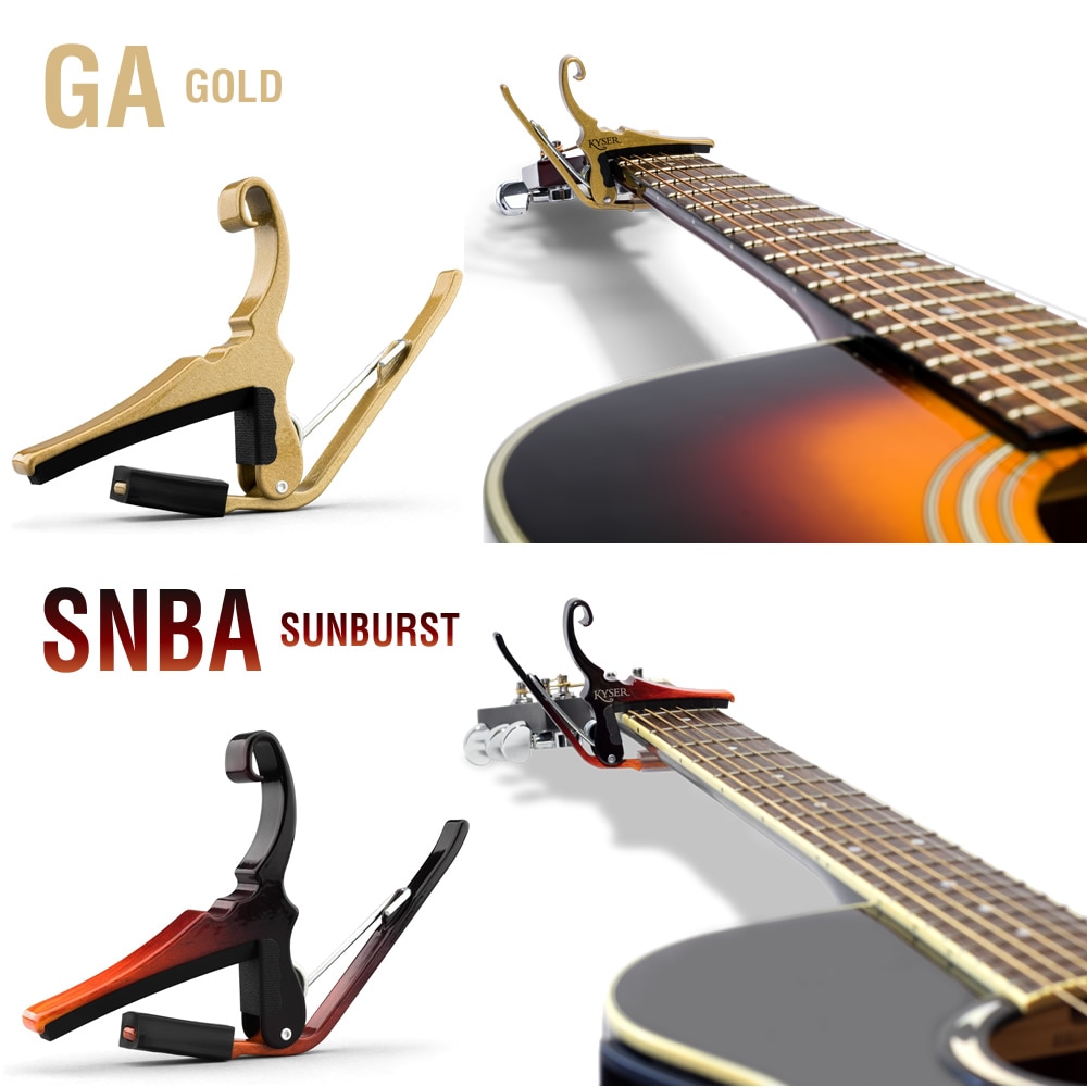 Kyser カポタスト アコースティックギター用 Quick-Change KG6【カイザー カポ アコギ capotasto 16カラー】【ゆうパケット対応】